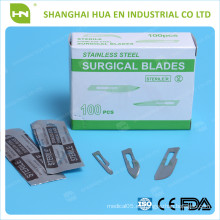 Hoja quirúrgica afilada desechable hecha en China CE ISO FDA